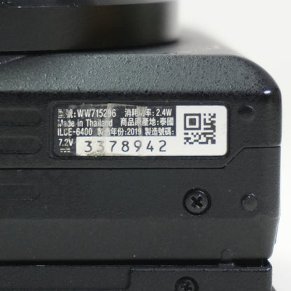 Sony Alpha A6400 24.2MP Mirrorless Digital Camera