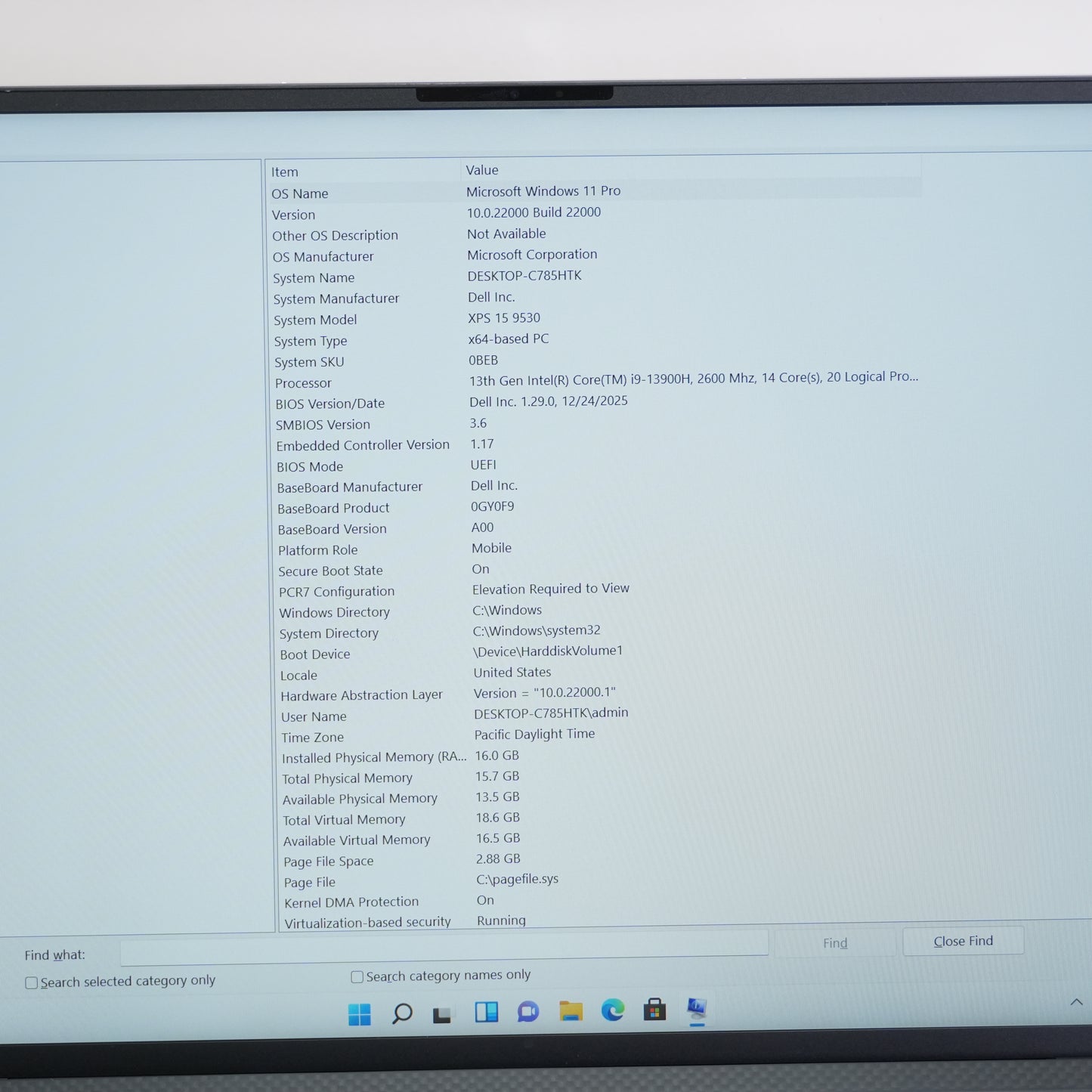 Dell XPS 9530 15.6" i9-13900H 2.6GHz 16GB RAM 1TB SSD RTX 4060