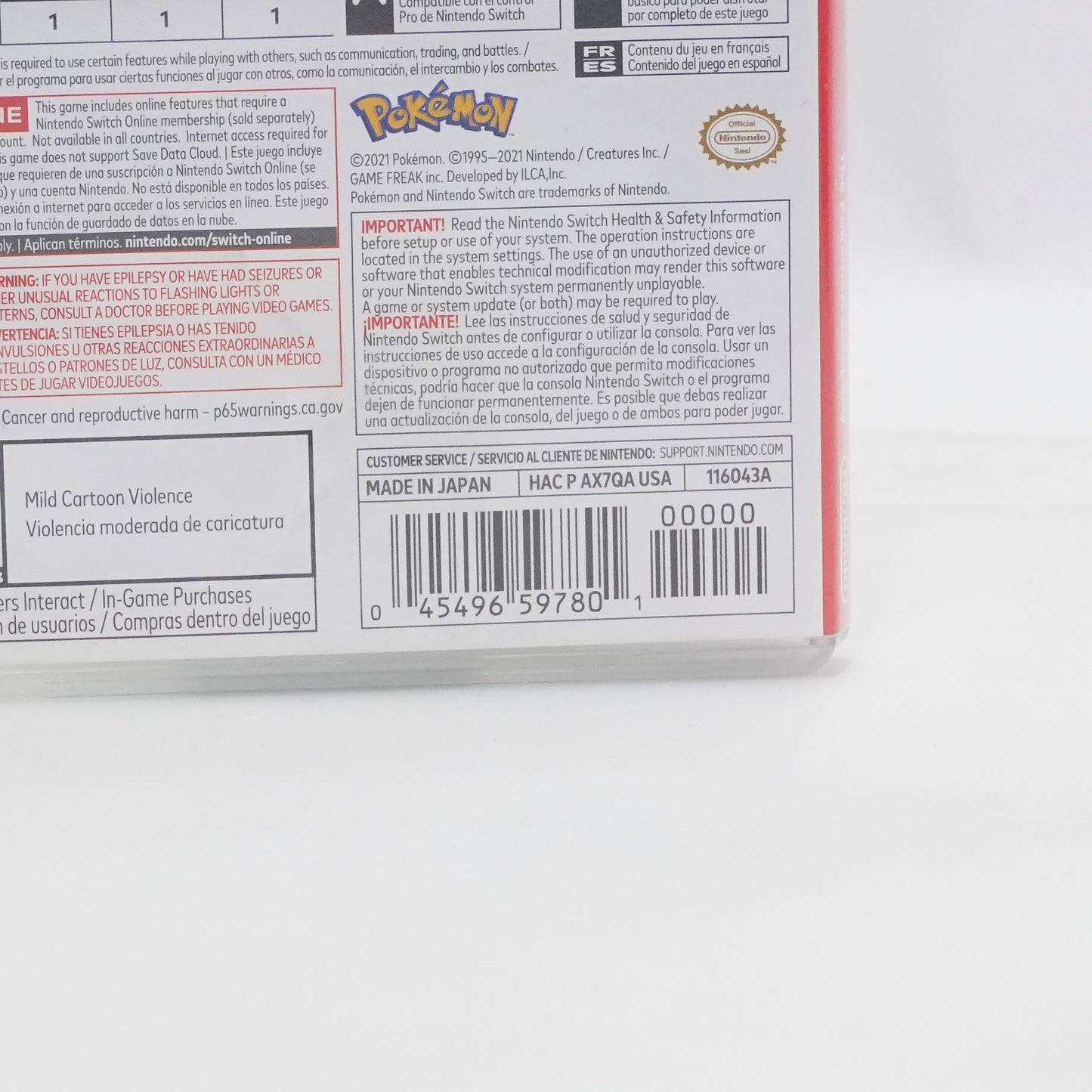 Pokemon Brilliant Diamond (Nintendo Switch, 2021)