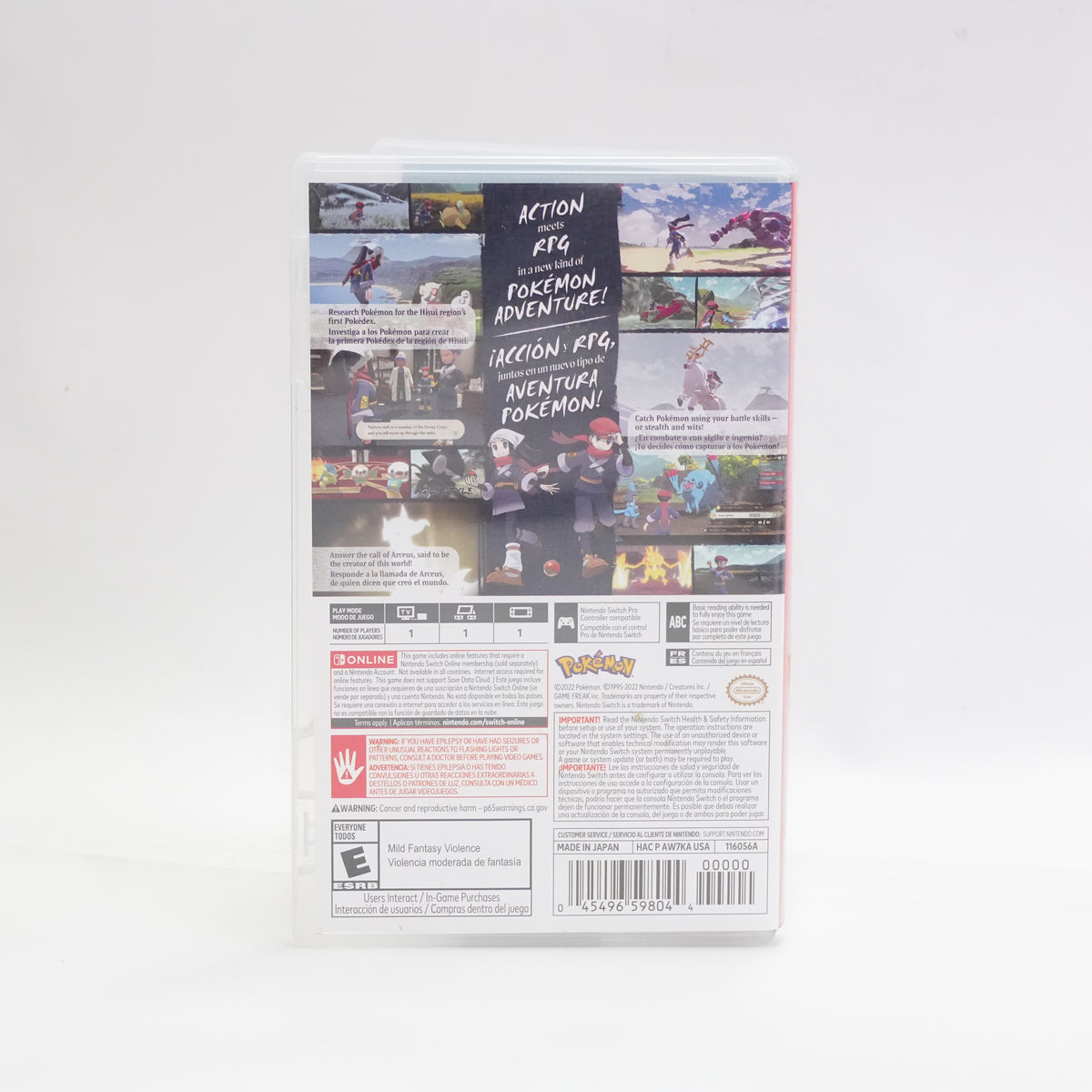 Pokemon Legends: Arceus (Nintendo Switch, 2022)