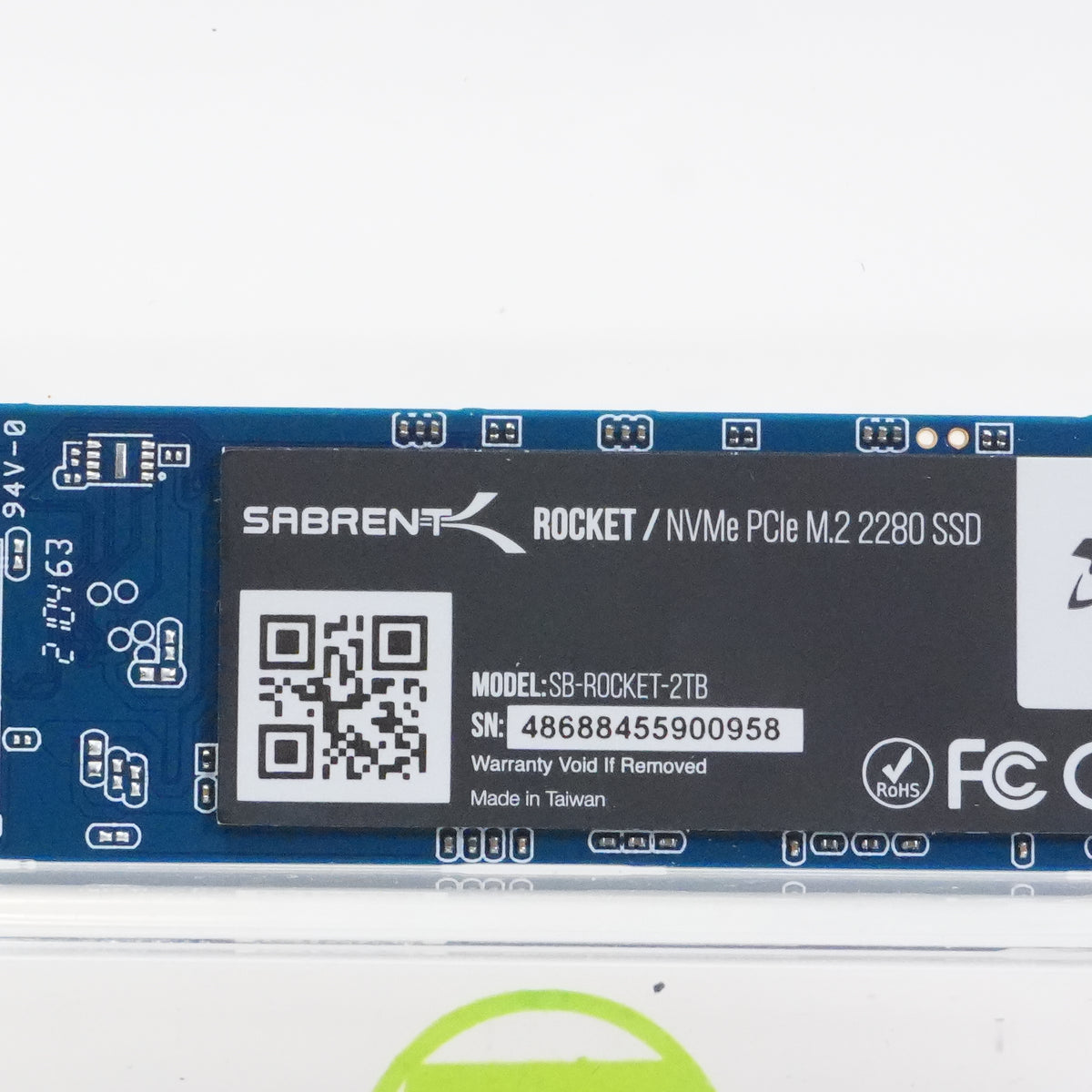 Sabrent 2280mm Rocket 2TB M.2 NVMe Gen 3.0 x 4 SSD SB-ROCKET-2TB