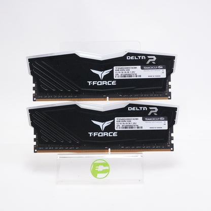 TeamGroup T-Force Delta RGB 16GB (2x8GB) RAM DDR4 3200MHz TF3D48G3200HC16CBK
