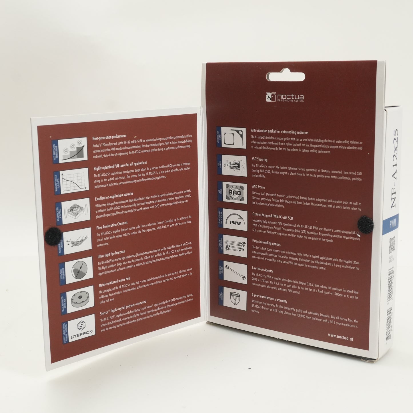 New Noctua NF-A12x25 PWM 120mm Cooler & Radiator Fan