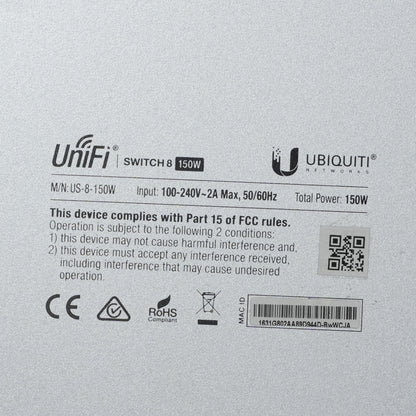 Ubiquiti UniFi Switch US-8-150W