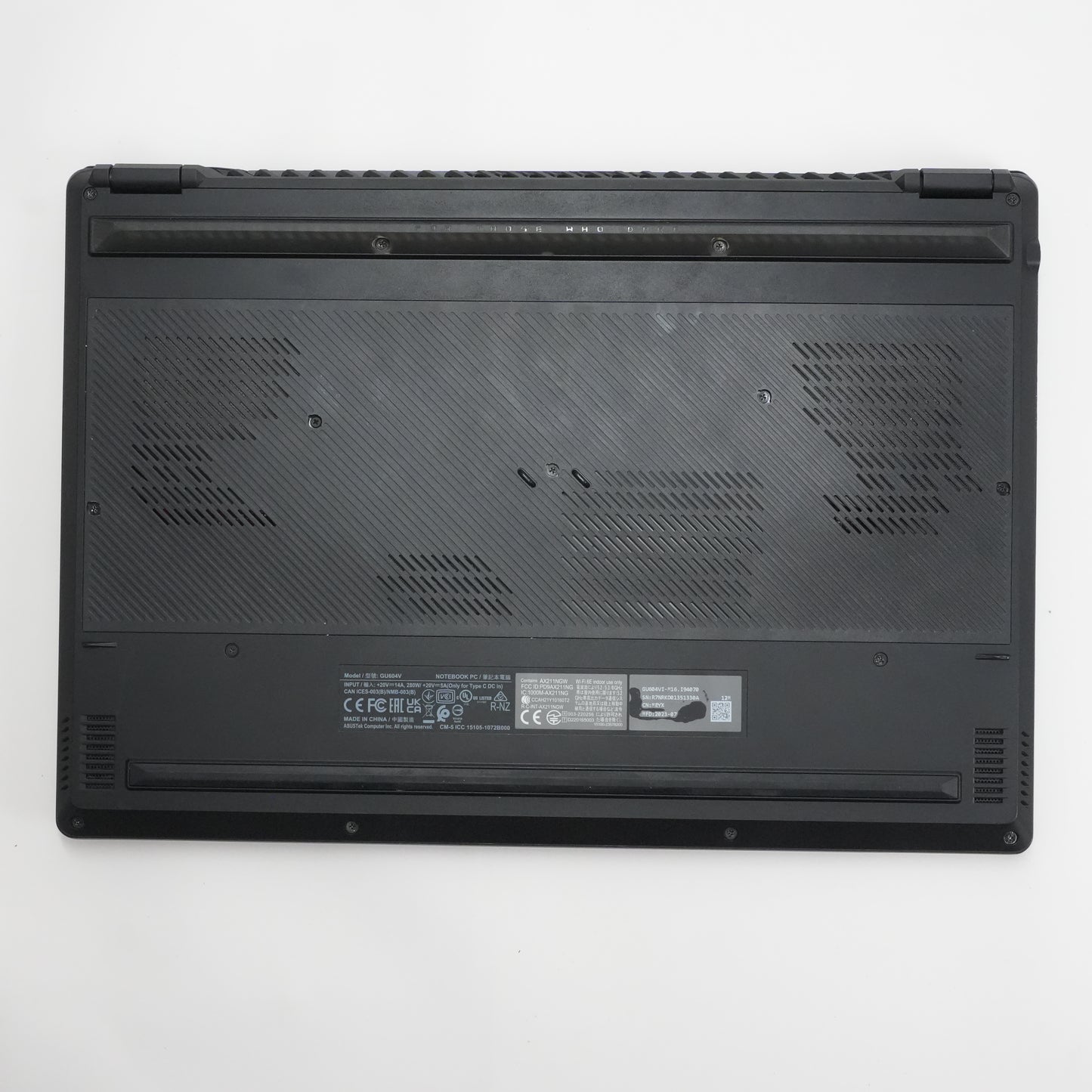 Asus ROG Zephyrus M16 GU604VI 15.6" i9-13900H 16GB RAM 1TB SSD GeForce RTX 4070