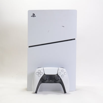 Sony PlayStation 5 Slim Disc PS5 1TB White Console Gaming System CFI-1115A