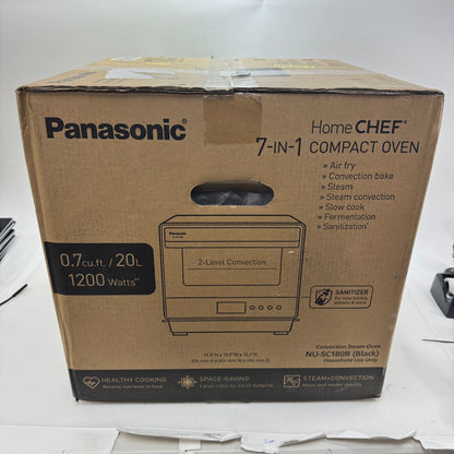 Panasonic HomeChef 7-in-1 Compact Oven .7 cu ft / NU-SC180B (Black)