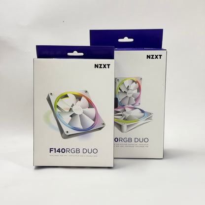 New NZXT F140 Duo RGB 140mm Computer Case Fan Combo
