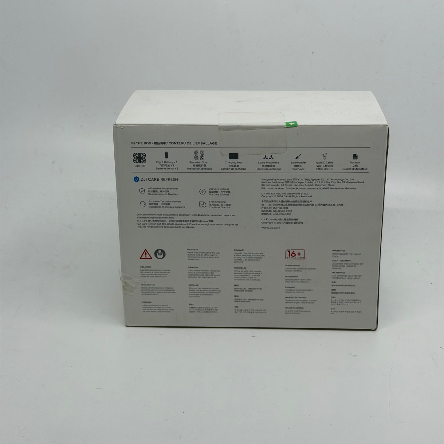 New DJI Neo 4K Camera Drone Three Battery Combo  CP.FP.00000272.01