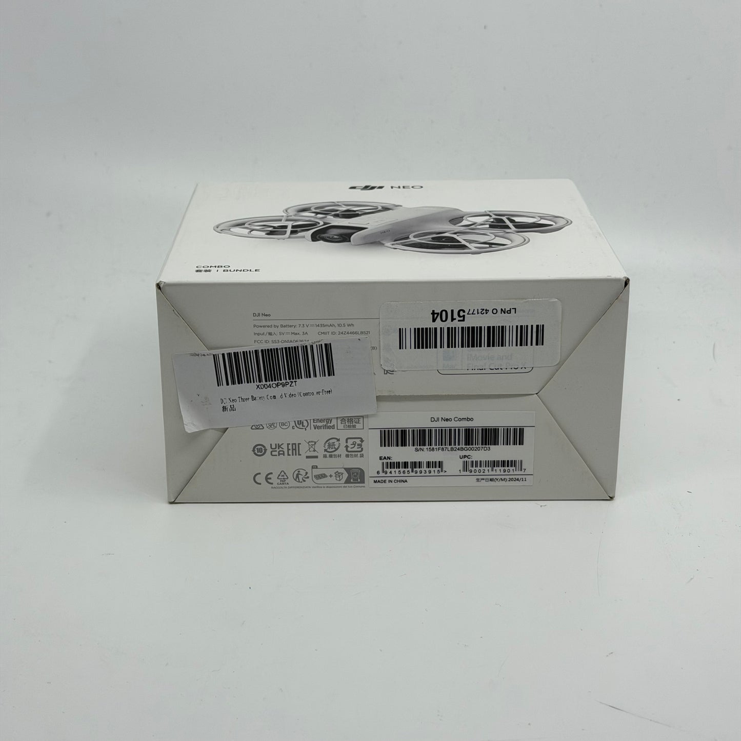 New DJI Neo 4K Camera Drone Three Battery Combo  CP.FP.00000272.01