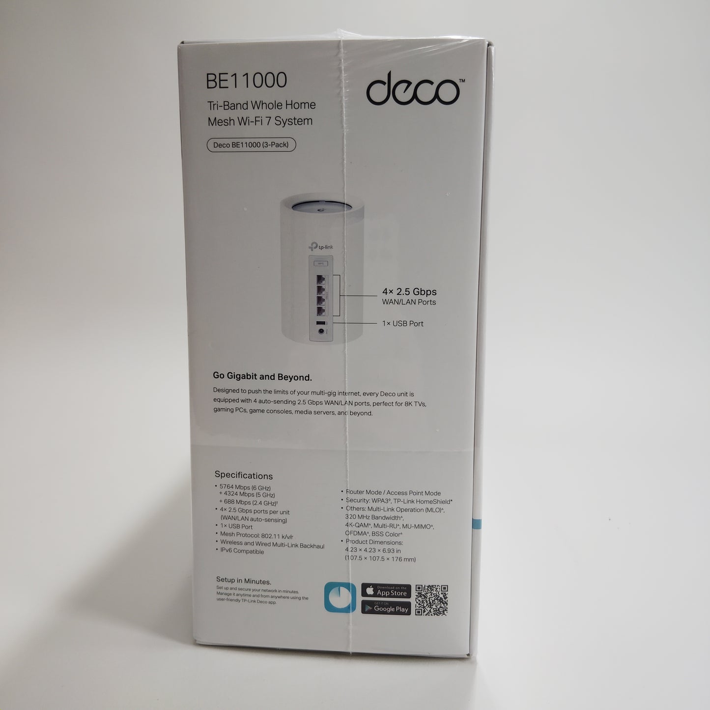 New TP-Link Deco BE11000 Tri Band 1814970 Mesh System