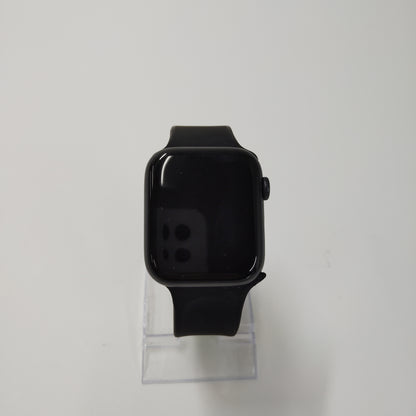 GPS Only Apple Watch Series 6 44MM Space Gray Aluminum Black Sport Band A2292