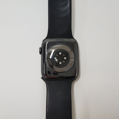 GPS Only Apple Watch Series 6 44MM Space Gray Aluminum Black Sport Band A2292