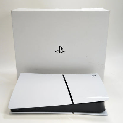 Sony PlayStation 5 Slim Digital Edition 1TB White Console Gaming System CFI-2015