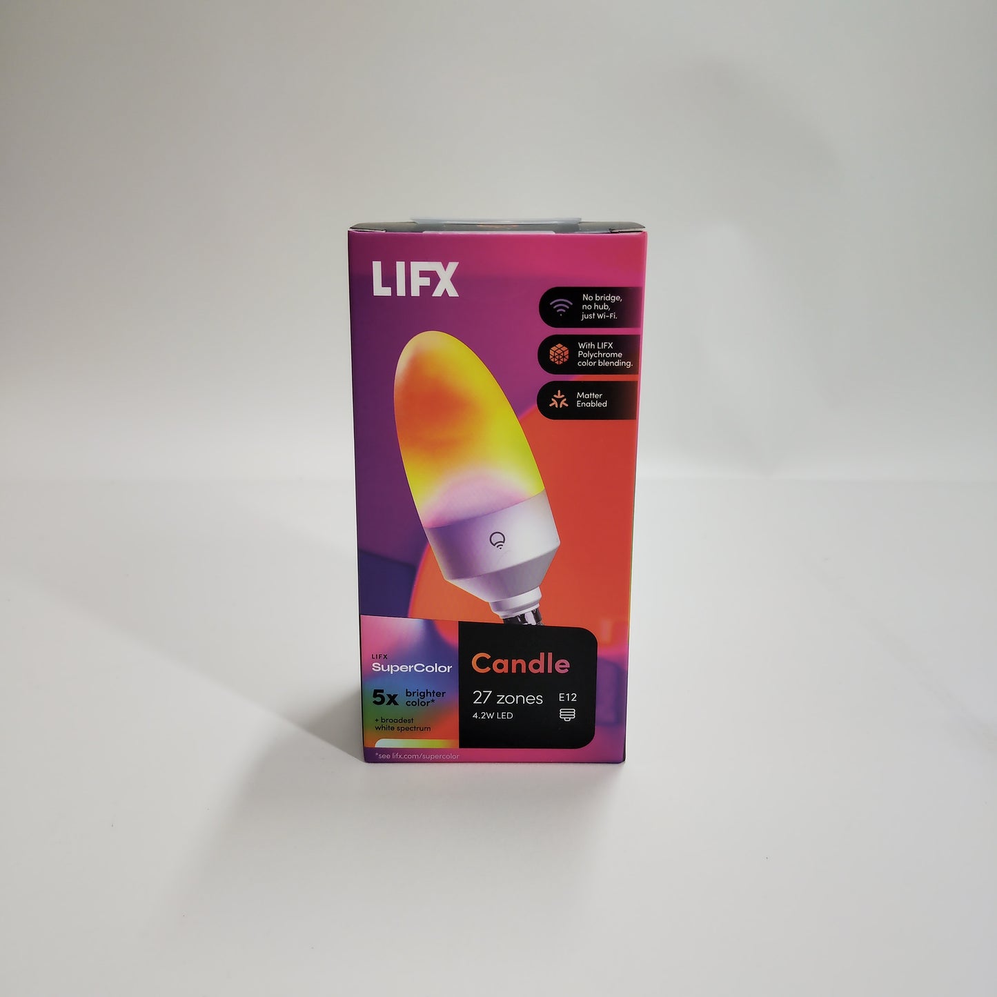 LIFX Smart Wi-Fi E12 Candelabra LED Light Bulb