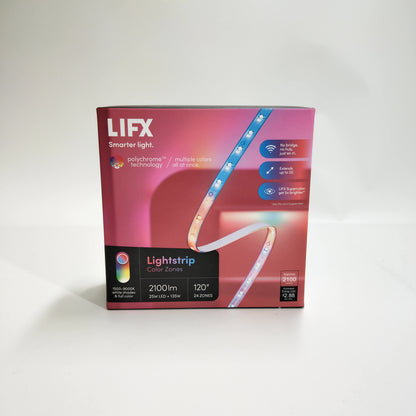 LIFX LZ3EK3MUS Smarter Light 120" Light Strip with Color Zones