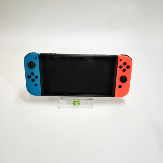 Nintendo Switch v1 Video Game Console HAC-001 Red/Blue