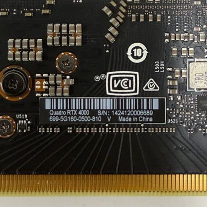 NVIDIA Quadro RTX 4000 8GB GDDR6 Graphics Card 699-5G160-0500-810