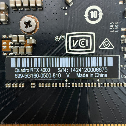 NVIDIA Quadro RTX 4000 8GB GDDR6 Graphics Card 699-5G160-0500-810
