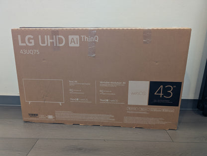 LG 43" 43UQ75 43" 43UQ75 LED 3840 x 2160 Smart TV (2022)