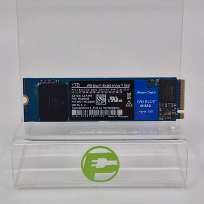 Western Digital 2280mm WD Blue SN550 1TB PCle Gen 3x4 SSD WDS100T2BOC-00PXH0