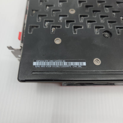 MSI GeForce GTX 1060 6GB Graphics Card