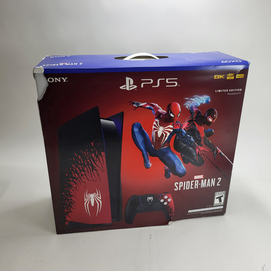 NEW Sony PlayStation 5 Console Marvel's Spider-Man 2 Limited Edition Bundle