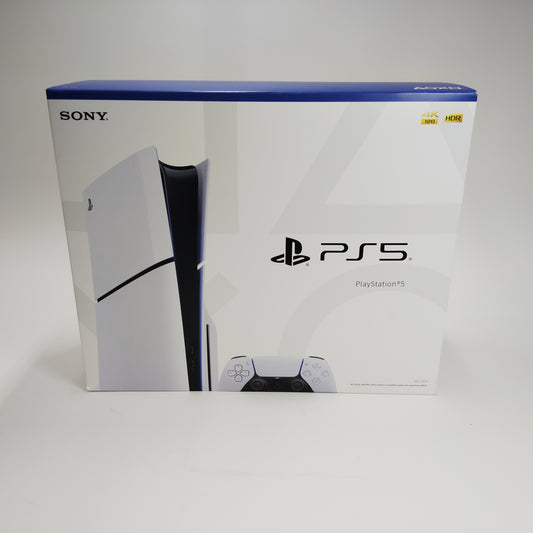 New Sony PlayStation 5 Slim Disc Edition PS5 1TB White Console Gaming System